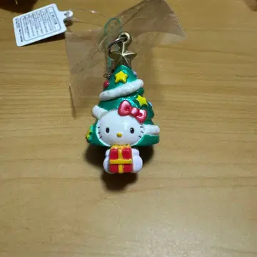 [ 레어 ] 헬로키티 족쇄 스트랩 키링 크리스마스 트리