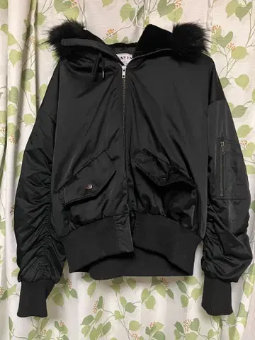 ENVYM N2-B 플라이트 자켓 (패딩 자켓) 블랙