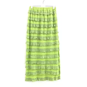 택 포함 CIAOPANIC 차오패닉 프릴 롱 스커트