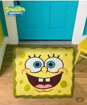 스펀지밥 러그 카펫 매트 아메리칸 잡화