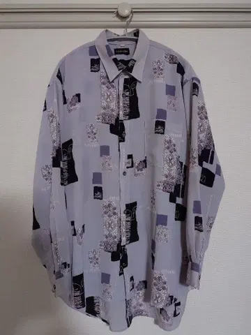 구제 의류 셔츠 패턴 셔츠 폴리에스테르 셔츠