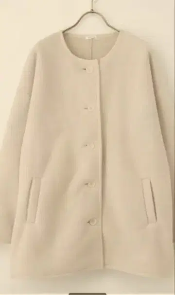 Honeys 따뜻한 노카라 가디건 M 아이보리
