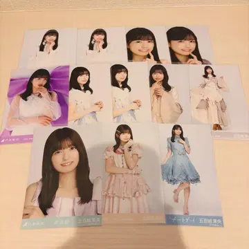 노기자카46 브로마이드 이오키 마오 12장 세트