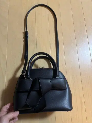 NATURAL BEAUTY BASIC 보우 리본 미니 보스턴 백