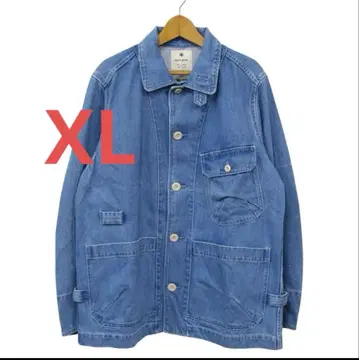 SNOW PEAK TAKIBI 인디고 데님 커버올 자켓