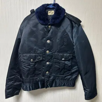 TUFFY JAC 네이비 퍼 포함 폴리스 자켓