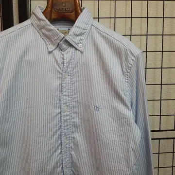 일본제 YANUK Strip L/S B.D Shirts 자수 포함