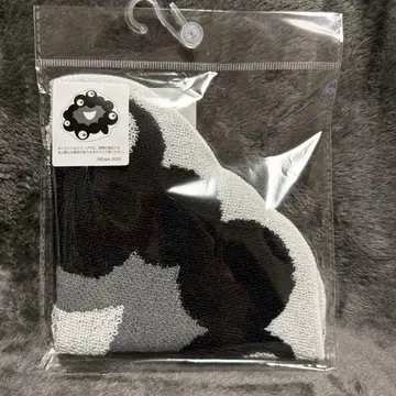 블랙 미야쿠미야쿠 다이컷 미니 타월 손수건