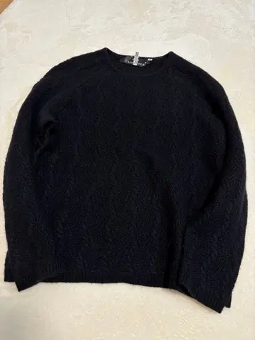 새상품급 GOBI 고비 캐시미어 100% 쿨넥 몽골제 블랙