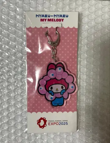 간사이 만박 2025 미야쿠미야쿠 x 산리오 아크릴 키링 마이멜로디
