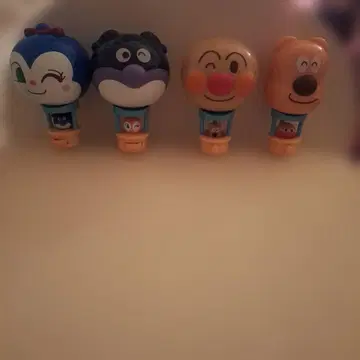 호빵맨 캡슐 토이 4체 세트