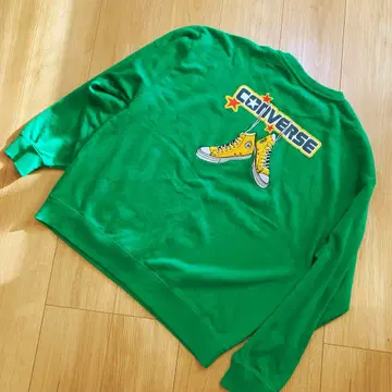 컨버스 자수 트레이닝복 맨투맨 CONVERSE 크루넥 L