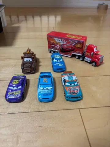 레어 카즈 미니카 세트 맥 트레일러 포함 디즈니 한정판