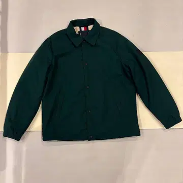 TOMMY HILFIGER 보아 안감 자켓 다크 그린