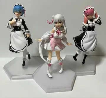 [ 새상품급 ] POP UP PARADE 3체 세트 에밀리아 라무 렘