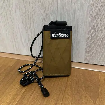 WILD THINGS 3단 폴더형 지갑 올리브