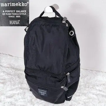 [새상품급] 마리메꼬 버디 백팩 블랙 marimekko Buddy