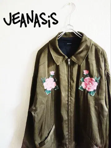 D220624 JEANASiS 자수 집업 블루종