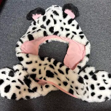 101마리 강아지 팬캡 머플러