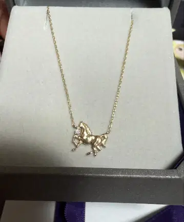 스타 주얼리 말 모티브 목걸이