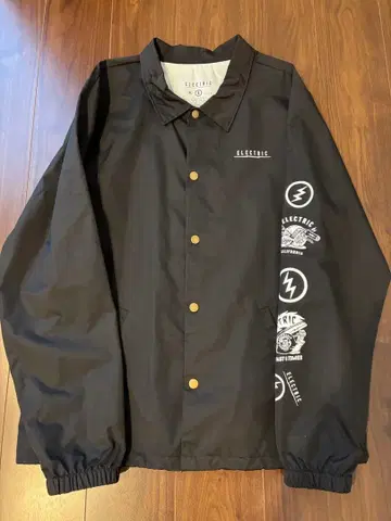 ELECTRIC 블랙 나일론 자켓 L