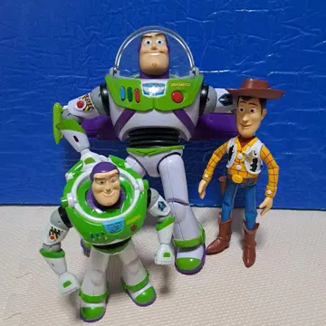 말하는 토이스토리 버즈 라이트이어와 우디 피규어 3개 세트