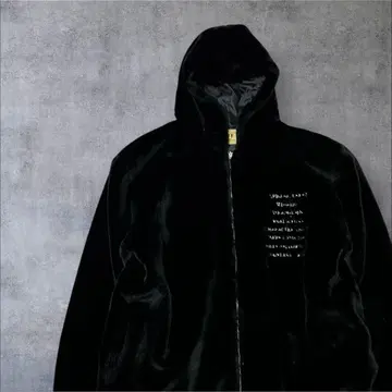 y2k GALFY 빅 로고 보아 후드티 집업 복슬복슬