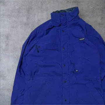 80s patagonia 파타고니아 가이드 쉘 자켓 블루