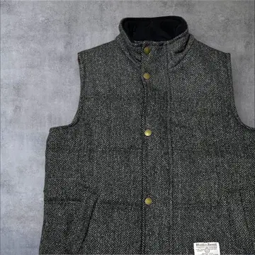 Peregrine 해리스 트위드 다운 베스트 L