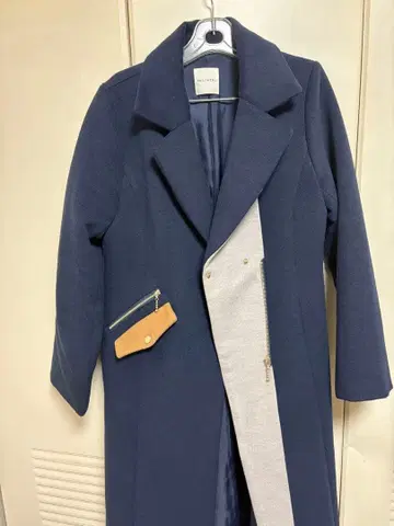 네이비 롱 코트 Redyazel 롱 코트