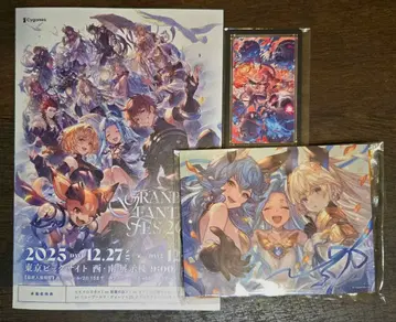 그랑블루 판타지 페스티벌 2025 입장 혜택 리플렛 미사용 새상품