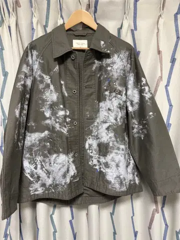 PUBLIC TOKYO 페인트 디자인 자켓