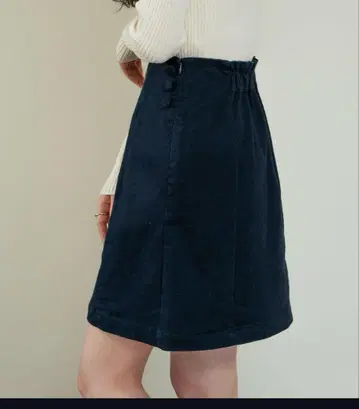 hinari 하이웨스트 데님 스커트