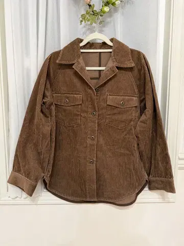브라운 코듀로이 자켓