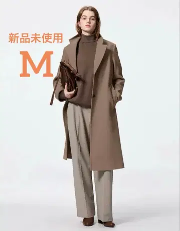 GU 코지 멜톤 테일러드 코트 M