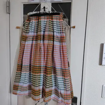 팔라스 팰리스 체크 스커트 사이즈 0