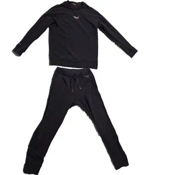 회복 의류 BAKUNE 가을~겨울용 맨투맨 상하의 세트 S 사이즈 네이비