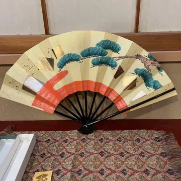 쿄센도 소나무 디자인 무용 부채