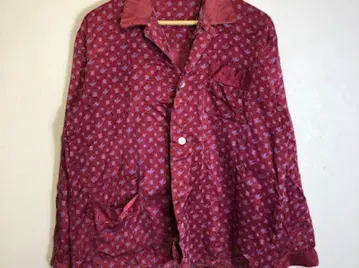 레어 빈티지 60s 레이온 혼방 오픈 카라 카드 코번