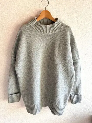 어반 리서치 SunnyLabel 그레이 하이넥 니트 스웨터