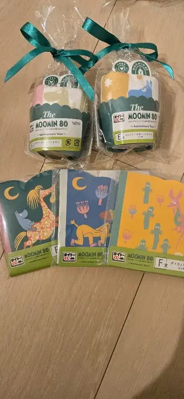 무민 80주년 메모장 & 핸드 타월 세트