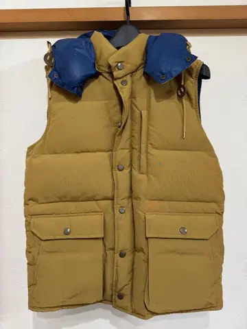 40ct525 셀렉 harriss 베이지 다운 베스트 후드 탈착