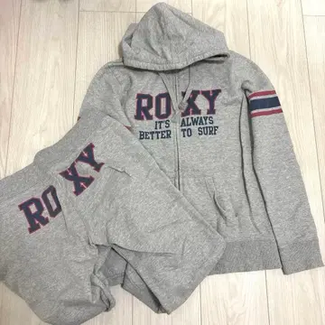 새상품급 ROXY 록시 그레이 맨투맨 저리 상하의 세트