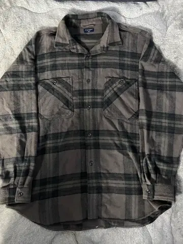 backnumber 플란넬 셔츠 M 그레이와 블랙 체크