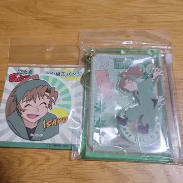 닌타마 란타로 아크릴 스탠드와 캔 배지