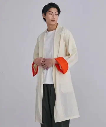 UNITED TOKYO 바이컬러 하오리 셔츠 코트