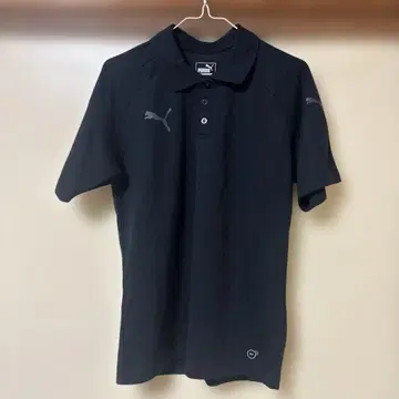 택 포함 새상품 Puma 블랙 피케 셔츠 MENS M 사이즈