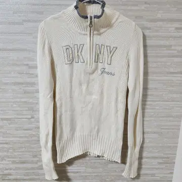 DKNY JEANS 니트 스웨터 코튼 100%