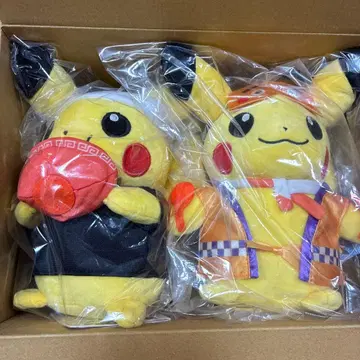 [ 후쿠오카 한정판 ] 포켓몬 센터 후쿠오카R 봉제 인형 피카츄 세트