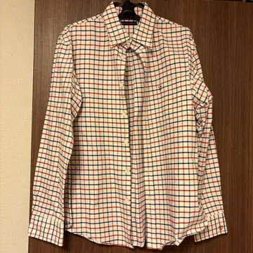 할리우드 런치 마켓 BLUE/BLUE 체크 무늬 긴팔 셔츠